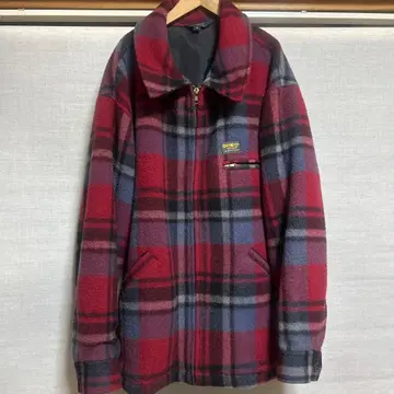 OshKosh 체크 무늬 울 자켓 L 사이즈