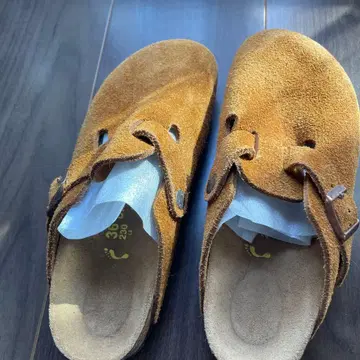 버켄스탁 스웨이드 36 보스턴 브라운