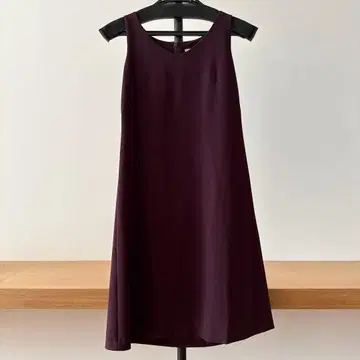 Shilla 퍼플 슬리브리스 원피스