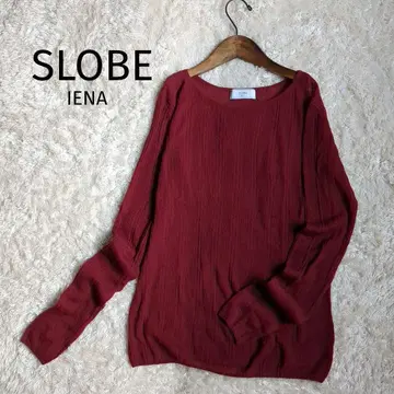[ SLOBE ] 스이비 울 리브 보트넥 레드
