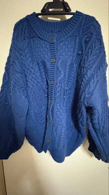 니코 앤 아크릴 니트 롱 긴팔 가디건