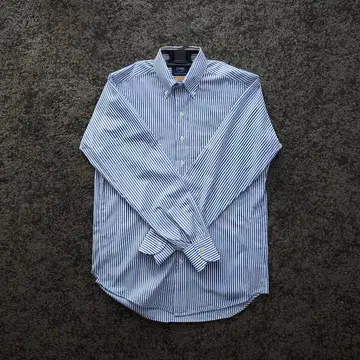 Drake's 스트라이프 버튼 다운 셔츠