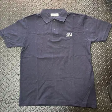 WIND AND SEA 네이비 피케 셔츠 M