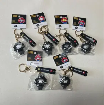 산리오 블랙 미야쿠미야쿠 마스코트 스트랩