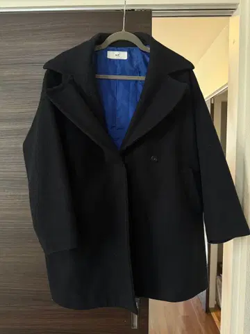 SLY 블랙 체스터 코트