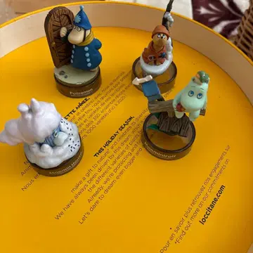 무민 피규어 해양당 4개 세트