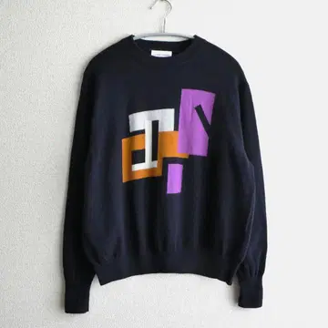 human woman 휴먼 우먼 컬러 블록 니트 스웨터