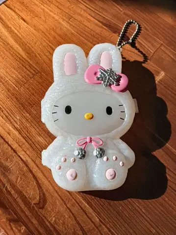 헬로키티 홋카이도 한정 눈토끼 케이스 스트랩 2000 레어