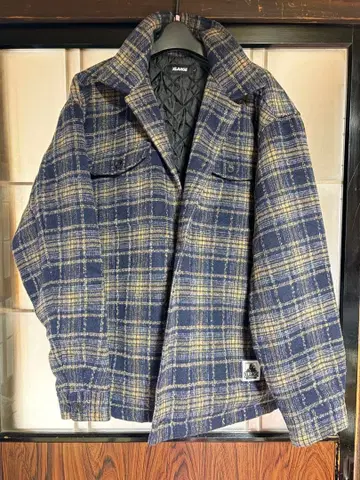 체크 무늬 자켓 L 사이즈 [ XLARGE ]
