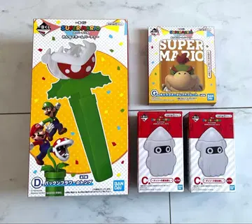 슈퍼 마리오 제일복권 세트 팩맨 플라워의 집게, 징오징오 간장 종지 등