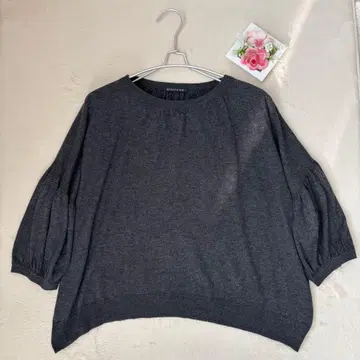 [ 새상품급 ] 미즈이로 인드 벌룬 슬리브 풀오버 니트