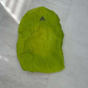 GREGORY 레인 커버 라임 그린