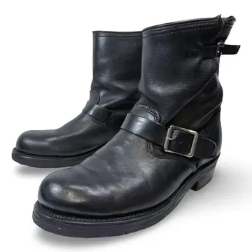 빈티지 NANA INDUSTRIAL 엔지니어 부츠 천연 가죽 25cm