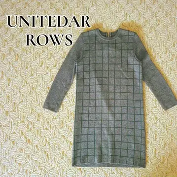 [클리닝 완료] 유나이티드 애로우즈 울 100% 하이 게이지 니트 원피스
