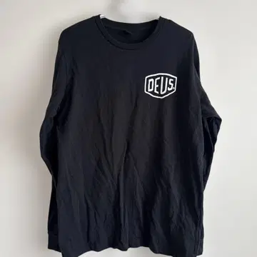Deus Ex Machina 블랙 롱 슬리브 T셔츠 L