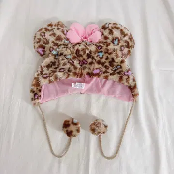 한정판 디즈니 리조트 팬캡 미니 레오파드 무늬