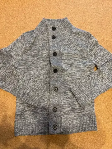 JOSEPH HOMME 스테디셀러 하이넥 가디건 멜란지 그레이 46