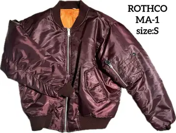 ROTHCO 로스코 MA-1 플라이트 자켓 버건디
