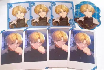 니지산지 엑스 알비오 윈터 데이트 폴라로이드풍 카드 특전 스티커