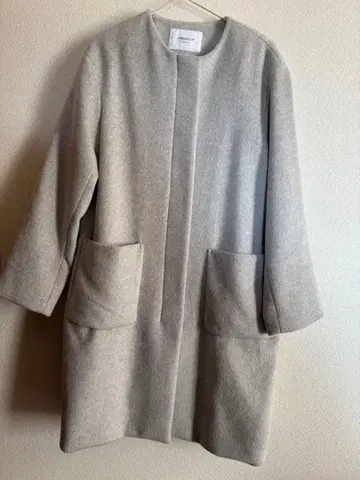 노카라 자켓 그레이