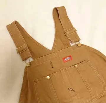 브라운 오버롤 34 사이즈