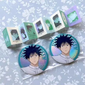 주술회전 후시구로 메구미 스티커 캔뱃지 3세트
