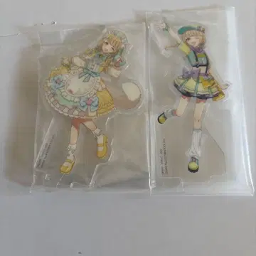 학원 아이돌 마스터 제일복권 아크릴 스탠드 후지타 코토네 2종 세트