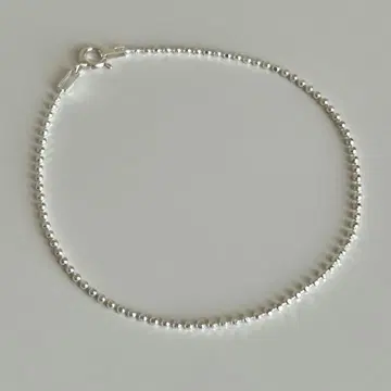 새상품 이탈리아제 실버 925 볼 체인 팔찌