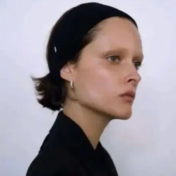 heype 실크 헤어밴드 블랙 리화 애용