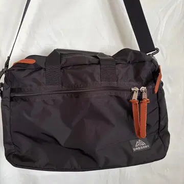 GREGORY 블랙 숄더백