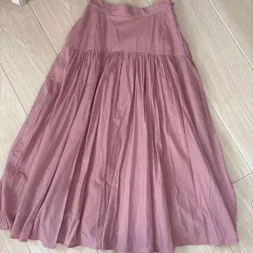 COHINB 핑크 플레어 스커트 short-XS