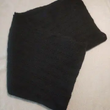 n100 캐시미어 스톨 블랙 컬러