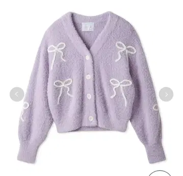 젤라또피케 리본 페더 니트 상하의 세트