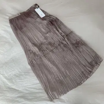 프리미어 아롱디스망 플리츠 스커트 36