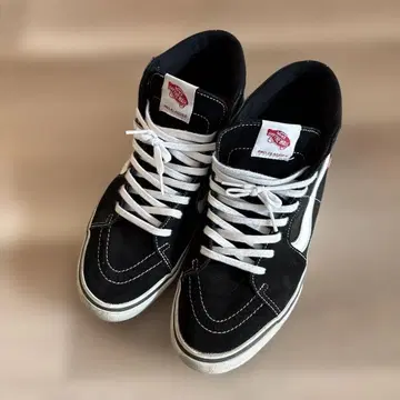 US VANS Sk8-Hi 블랙/화이트 하이컷