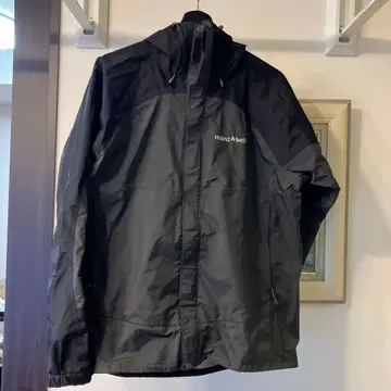 몽벨 마운틴 후드티 M 블랙