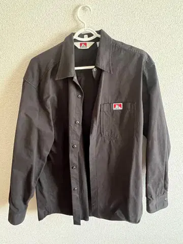 BEN DAVIS 블랙 워크 셔츠 M 사이즈