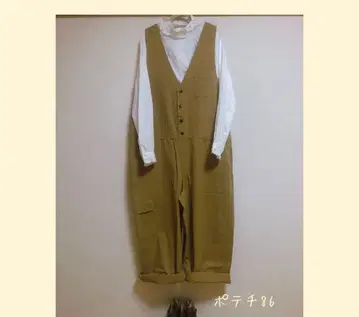 Lupilien 이지 살로펫 올인원 베이지 오버롤