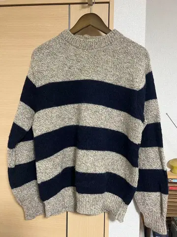 엘엘빈 스트라이프 스웨터 USA제 미국제