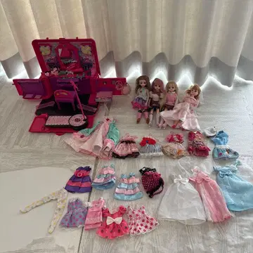 리카짱 인형 세트 핑크 수납 케이스 포함