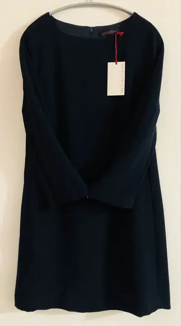 [ 미사용 ] TRUSSARDI JEANS 네이비 긴팔 원피스