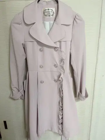 LODISPOTTO 라이트 핑크 트렌치코트