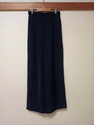 Deuxieme Classe 이지 와이드 팬츠/블랙/36