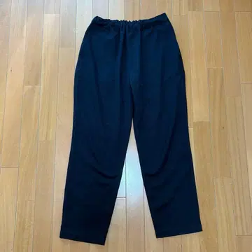 Lee 블랙 와이드 팬츠 허리밴딩 fleeasy