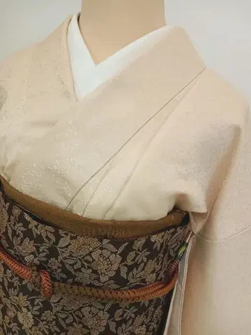 세탁 가능한 이로무지 꽃+덩굴 패턴 지문 몸의 폭 약간 넉넉함