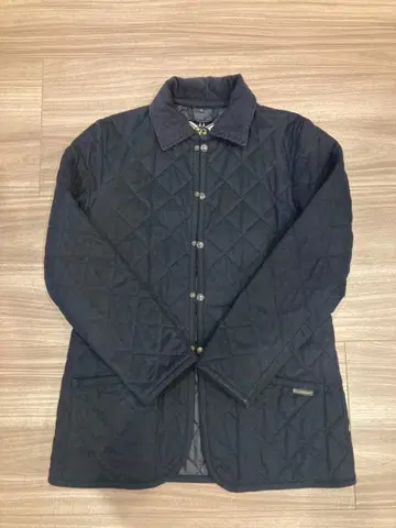LAVENHAM x SHIPS 퀼팅 자켓 울 네이비 36