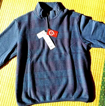 Golden Bear 네이비 스트라이프 플리스 자켓 M