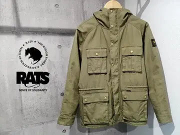 RATS 랏츠 마운틴 후드티 L 마운틴 자켓 남성용 카키