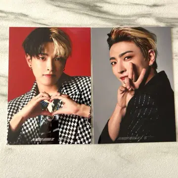 ATEEZ S Cawaii! MEN 특전 브로마이드 홍준 2장 세트