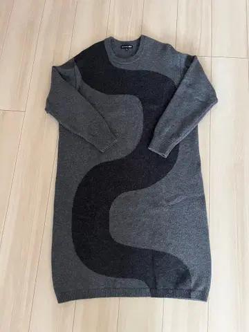 UNIQLO marimekko 니트 원피스 차콜 XL